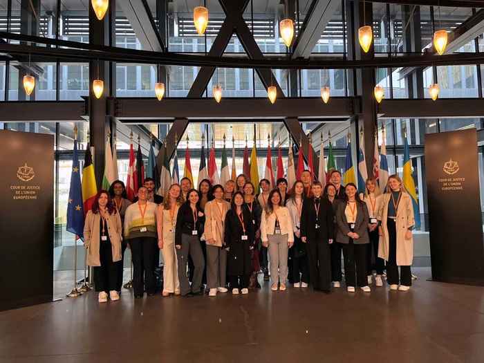 Students at the Court of Justice of the European Union