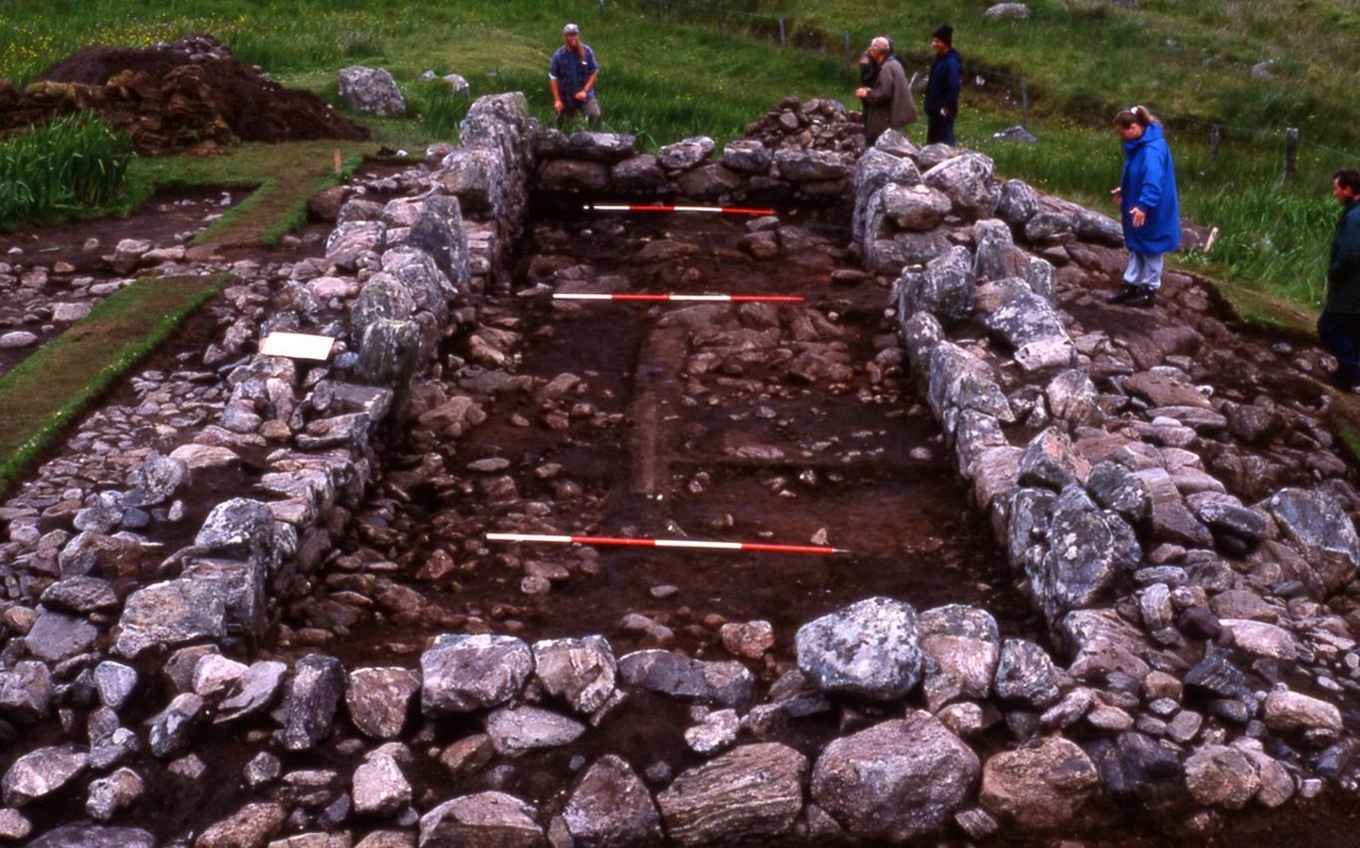 19th century blackhouse excavation